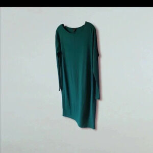-J-Jill long sleeve dress size XS green
